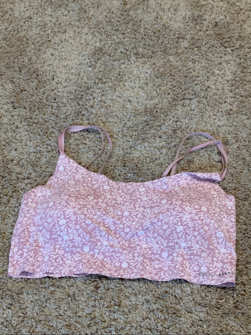 Lucky brand pull on comfort bra, Worn.  once